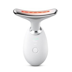 Face Neck Tool for Skin Care, Electric Neck Face Lifting Device for Wrinkle Removal (White)