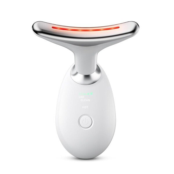 Face Neck Tool for Skin Care, Electric Neck Face Lifting Device for Wrinkle Removal (White)