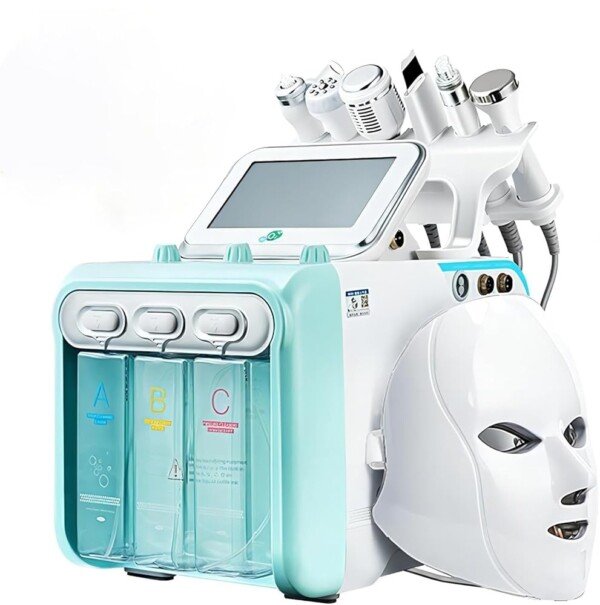 Hydrogen Oxygen 7 in1 Facial Care Machine with Mask Multifunctional Face Skin Care Device